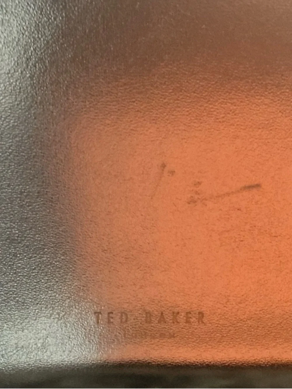Ted Baker Metallic Silver Top-Handle Satchel